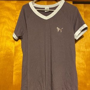 Woman's used Pink  T-shirt size medium does have stain on sleeve see picture